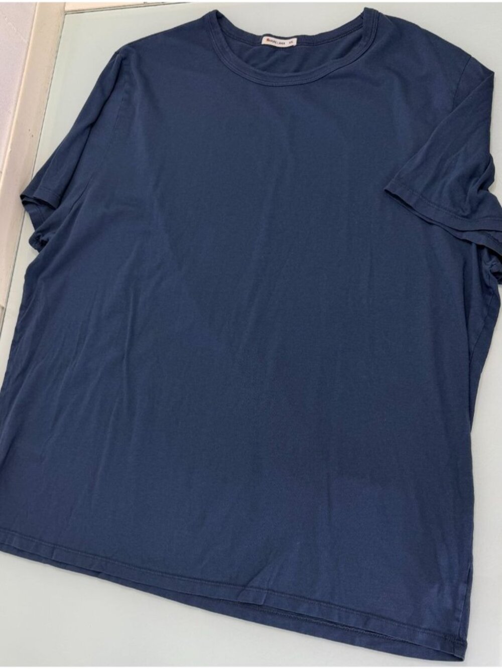 Marine Layer T Shirt Mens XXL 2XL Navy Blue Short Sleeve Tee